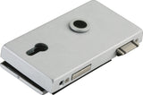 DORMA-GLAS Glastürschloss OFFICE Classic LM silber eloxiert PZ DIN links