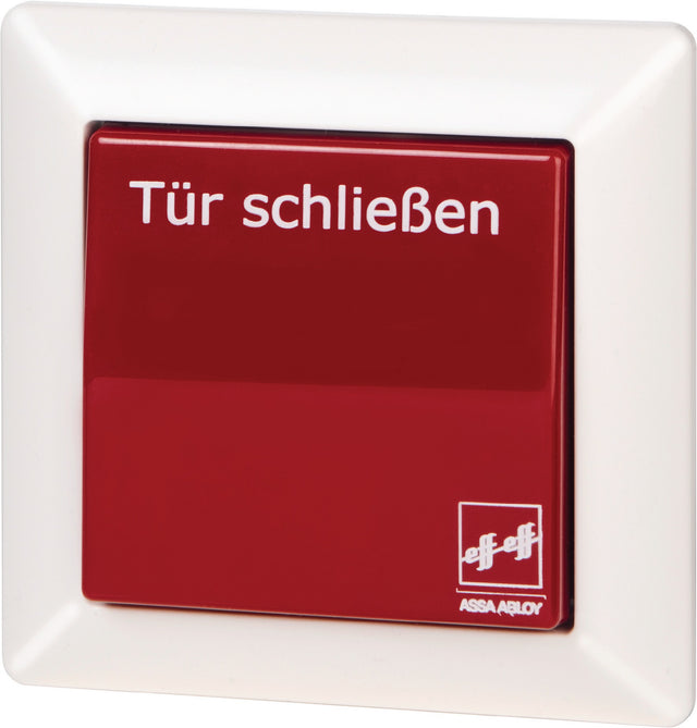 Unterbrechertaster 1317-10 UP-Montage weiß von ASSA ABLOY – Handauslösetaster für Feststellanlagen