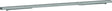 ASSA ABLOY Gleitschiene G-CO-CS für DC 700, silber, 2-flügelig, elektromechanische Feststellung