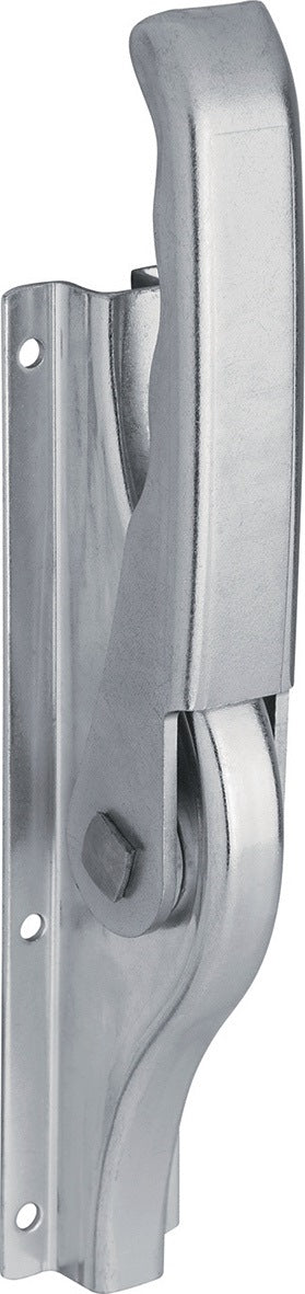 DENI Tortreibriegel PLANO 10 mm mit 2 Schlaufen, hell verzinkt, für Vierkantstangen