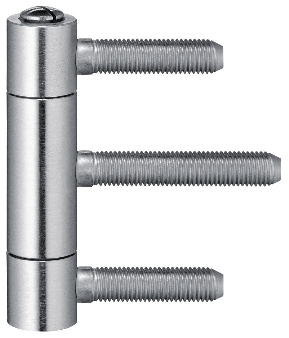 Simonswerk BAKA C 1-20 WF Einbohrband, 3-teilig, topzink, für Holztüren, DIN L/R, bis 100 kg