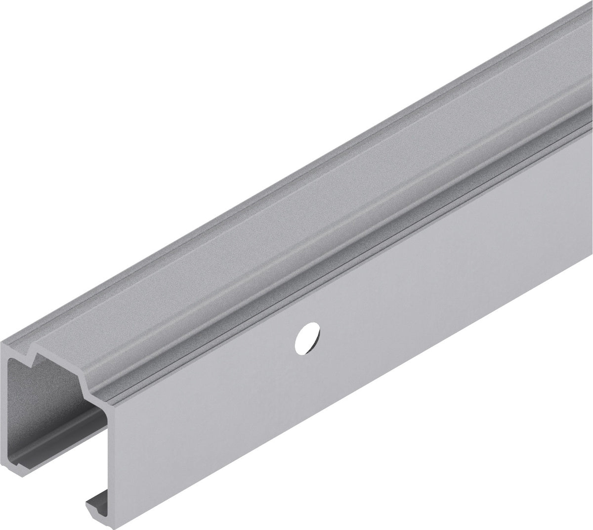 HELM Laufschiene 53/73 Aluminium EV1 eloxiert 1300 mm für Schiebetüren bis 80 kg