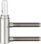 SIMONSWERK Rahmenteil V 3400 WF HV Stop Stahl vernickelt für 2-teilige Holzzargen mit Bremsfunktion