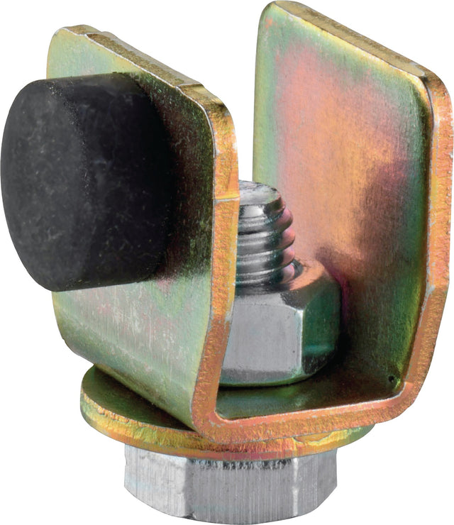 HELM Stopper 100 P Pro 100 STA Schienenstopper verzinkt gelb für Profil 100