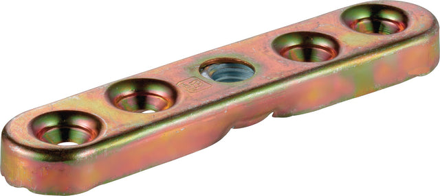 HELM Flansch 93 193 Pro 100 Stahl verzinkt gelb für Holzflügel