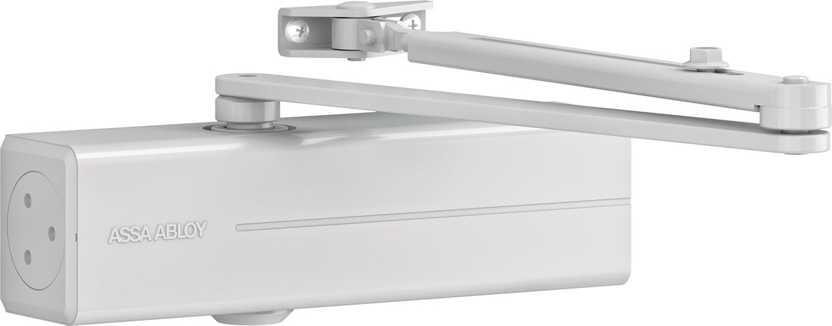 ASSA ABLOY Türschließer-Set DC 200 EN 2-4 mit Gleitschiene, silber