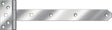 HOHAGE Kreuzgehänge Nr.124 leicht – 200 x 34 x 2,5 mm, Stahl blau chromatiert