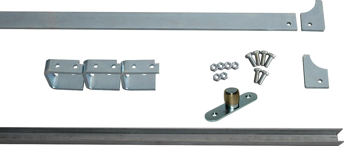 HBS-BETZ Laufschienen-Set 80785 für Schiebetore – 30x5 mm, verzinkt, 1880 mm