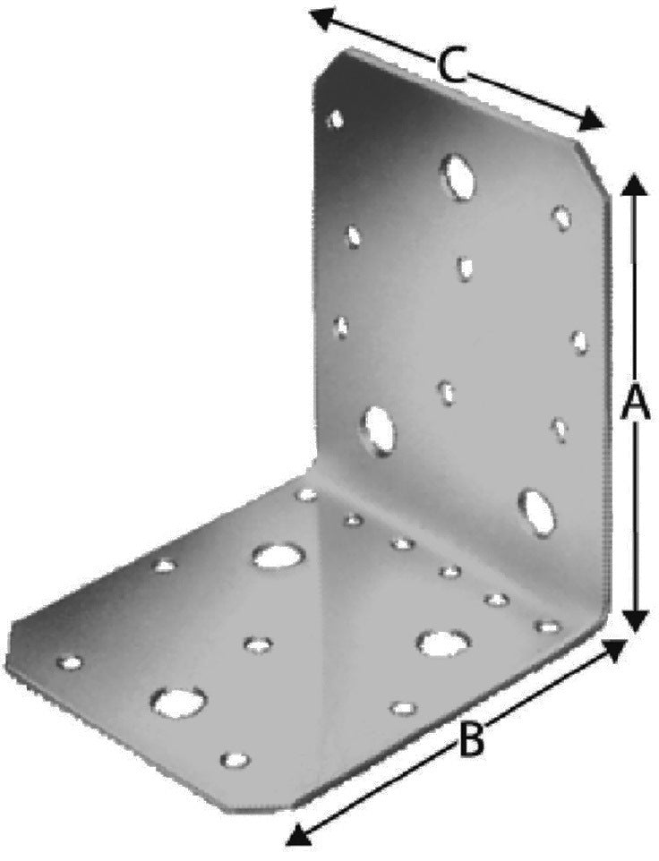 SIMPSON STRONG-TIE Winkelverbinder AB90 88x88x65 mm feuerverzinkt
