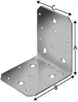SIMPSON STRONG-TIE Winkelverbinder AB90 88x88x65 mm feuerverzinkt