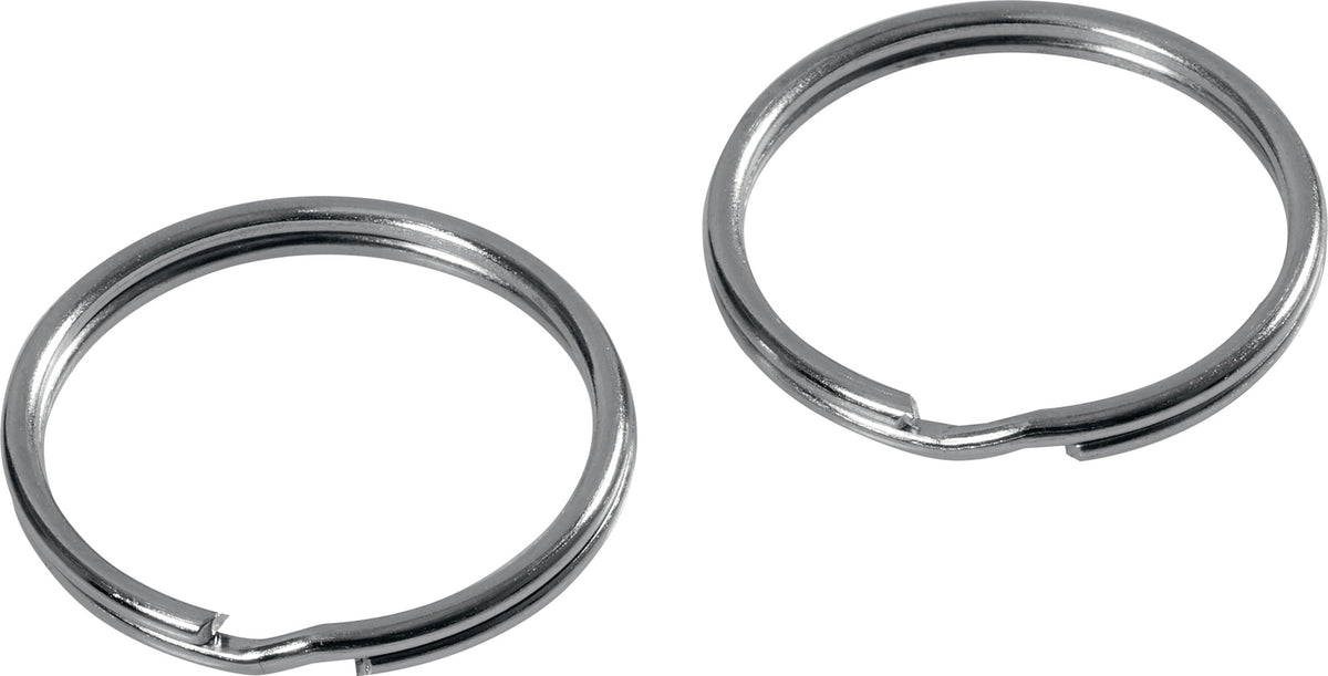 NORDWEST Schlüsselringe 10 mm Innen-Ø, 12 mm Außen-Ø, Stahl vernickelt