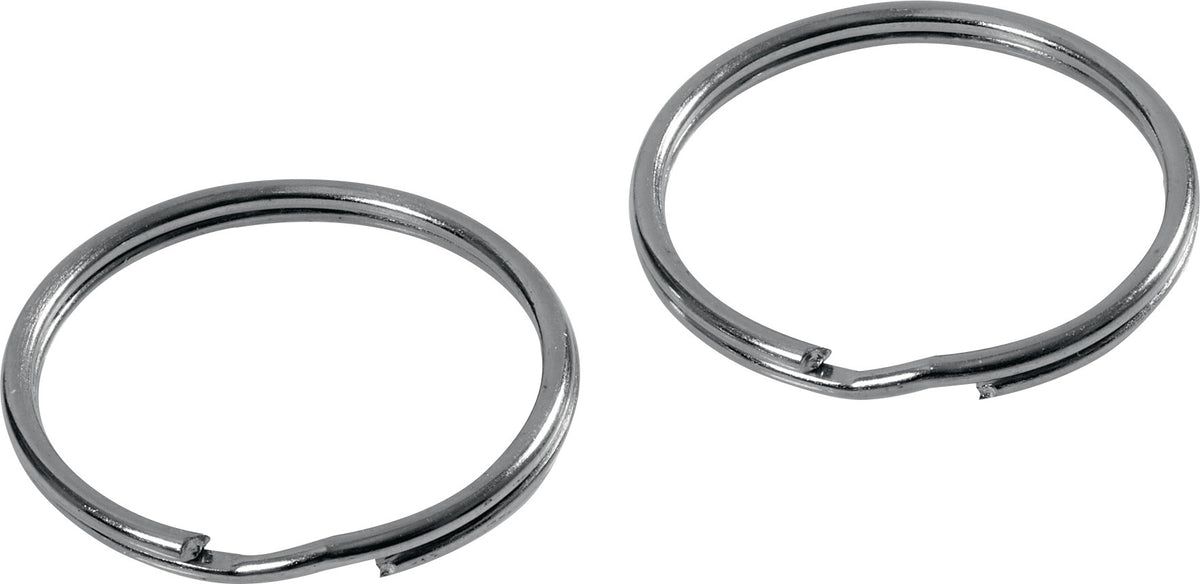 NORDWEST Schlüsselringe 10 mm Innen-Ø, 12 mm Außen-Ø, Stahl vernickelt