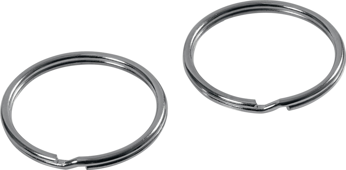 NORDWEST Schlüsselringe 10 mm Innen-Ø, 12 mm Außen-Ø, Stahl vernickelt