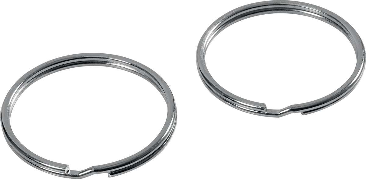 NORDWEST Schlüsselringe 10 mm Innen-Ø, 12 mm Außen-Ø, Stahl vernickelt