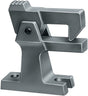 DENI Torfeststeller 3805 aus Leichtmetallguss F1 naturfarbig eloxiert, Bodenmontage, mit Befestigungssatz