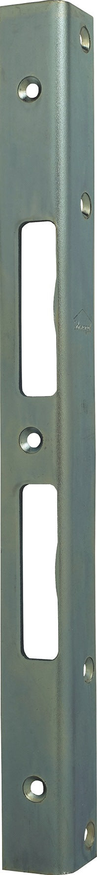 Sicherheitswinkelschließblech 300 x 25 x 3 mm verzinkt von SCHNEGEL – DIN links/rechts