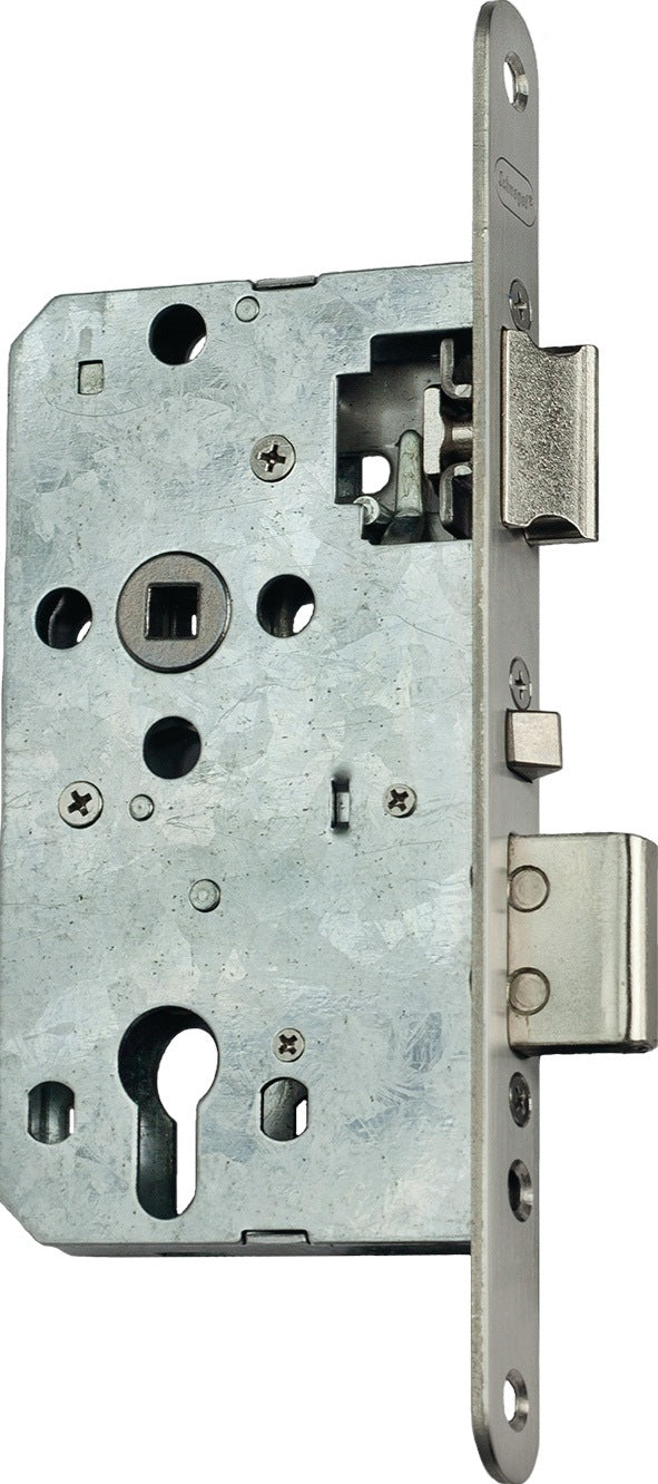 SCHNEGEL WAT-Einsteckschloss PZW 20/55/72/8 mm DIN L/R Edelstahl abgerundet – selbstverriegelnd
