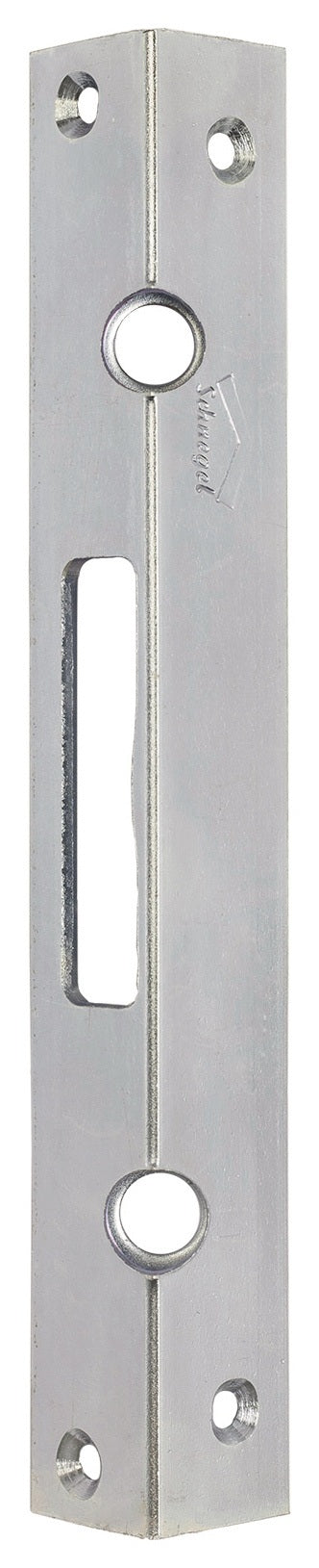 Schnegel Winkelschließblech 200x25x25 mm verzinkt für Falztüren – rechts/links