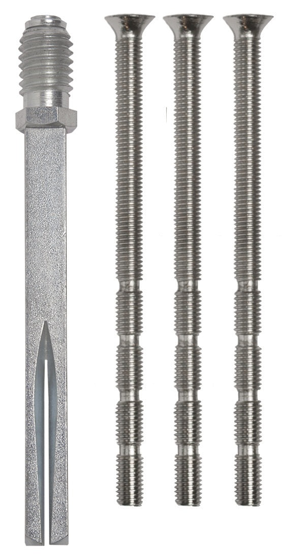 SCHNEGEL Rollenschraubwechselstift 4-KT.8 Stahl verzinkt/vernickelt M12 und M6