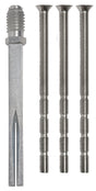 SCHNEGEL Rollenschraubwechselstift 4-KT.8 Stahl verzinkt/vernickelt M12 und M6