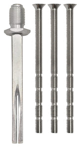 SCHNEGEL Rollenschraubwechselstift 4-KT.8 Stahl verzinkt/vernickelt M12 und M6