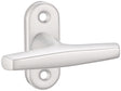 EDI Kreuzgriff 1511/0000 Aluminium F2 neusilberfarbig mit Vierkant 7 mm