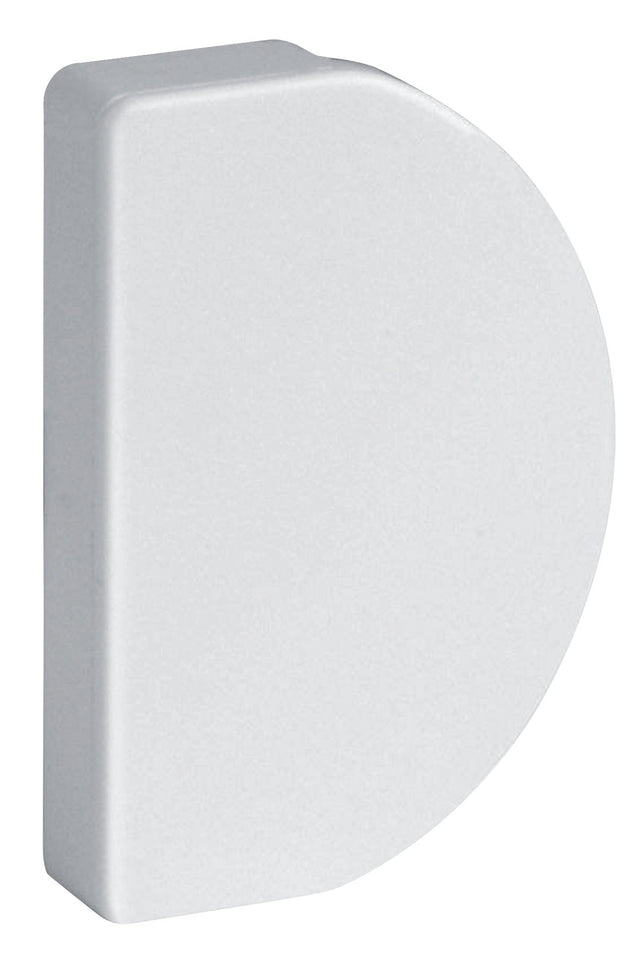 Balkontürgriff 60 mm EDI Kunststoff weiß – verdeckte Verschraubung, Lochabstand 30 mm