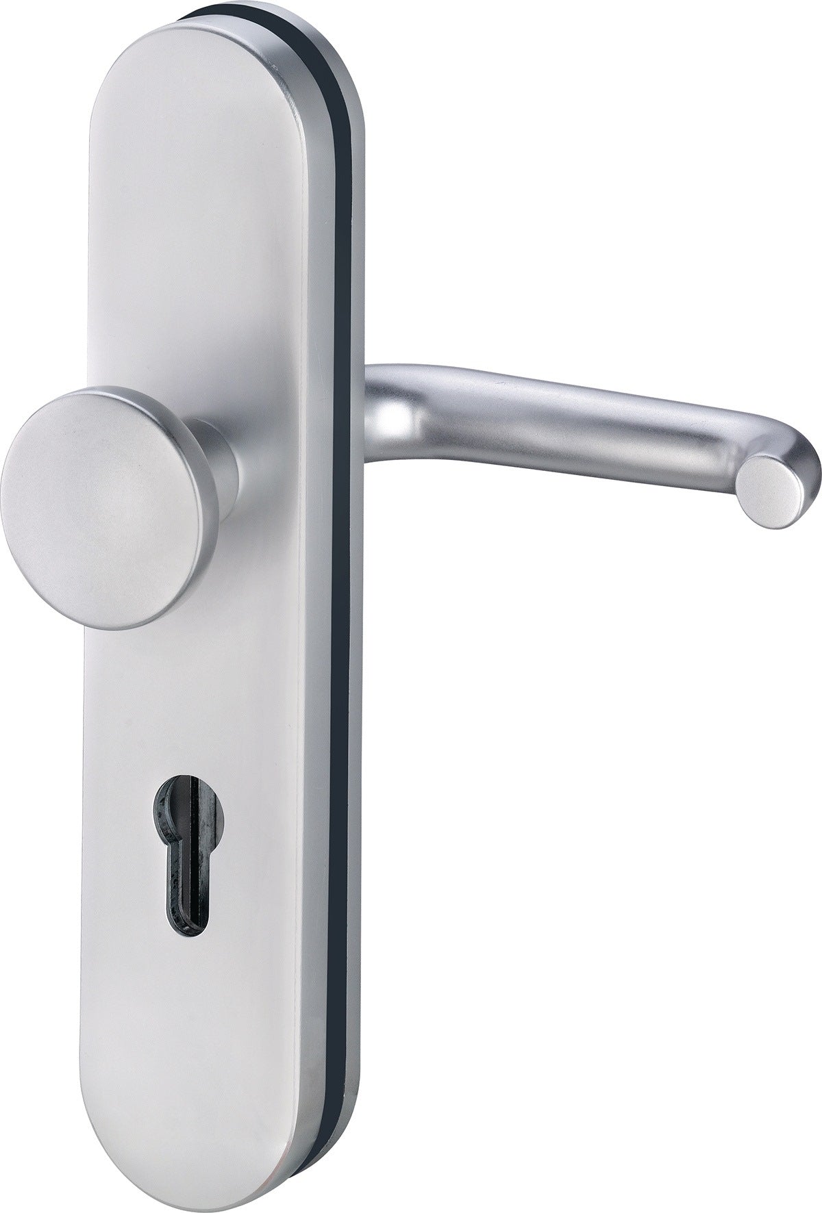 EDI Schutzgarnitur Logo 8753/7203 Edelstahl für Türstärke 35-45 mm, PZ, ES1