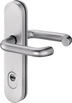 Aluminium / Drückergarnitur / Logo 8755/7203