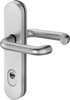 Aluminium / Drückergarnitur / Logo 8755/9203