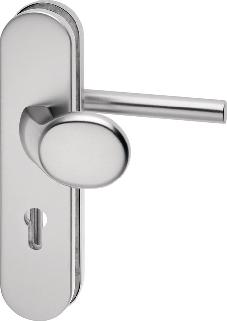 EDI Schutzgarnitur Logo 8743/7203 Aluminium F1 für Türstärke 35-45 mm, ES1