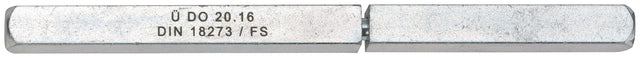 EDI Panikstift 0566 geteilter Vollstift 9x120 mm verzinkt für Schlösser mit geteilter Nuss