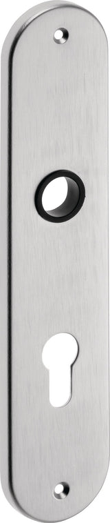 EDI Renovierschild 206 Z Edelstahl oval 250 mm Entfernung 72 mm – 2 Stück