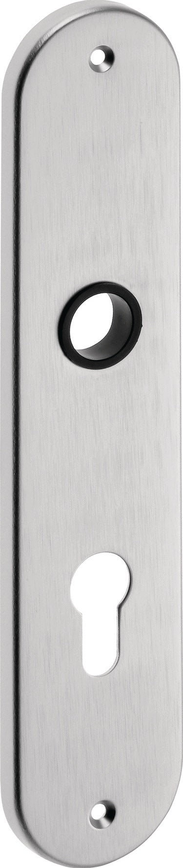 EDI Renovierschild 206 Z Edelstahl oval 250 mm Entfernung 72 mm – 2 Stück