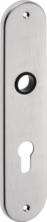 EDI Renovierschild 206 Z Edelstahl oval 250 mm Entfernung 72 mm – 2 Stück