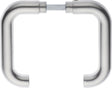 EDI Türdrückerpaar 163 VA F00 Edelstahl matt für Türstärke 35-45 mm