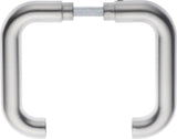 EDI Türdrückerpaar 163 VA F00 Edelstahl matt für Türstärke 35-45 mm