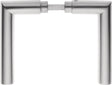 EDI Türdrückerpaar 168 Z Edelstahl F00 matt für Türstärke 35-45 mm DIN links/rechts
