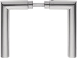 EDI Türdrückerpaar 168 Z Edelstahl F00 matt für Türstärke 35-45 mm DIN links/rechts