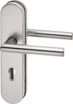 Aluminium / Drückergarnitur / Logo 8743/9203
