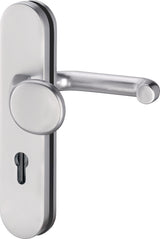 EDI Schutzgarnitur Logo 8753/0272 Edelstahl EST 72 mm für Türstärke 35-45 mm