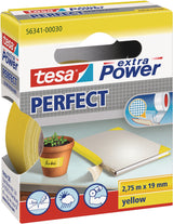 tesa Gewebeband ext.Power® 56341 schwarz 19 mm x 2,75 m – 10 Rollen