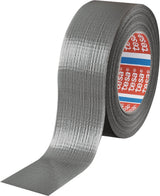 tesa Gewebeband Univ.duct tape 4613 schwarz 48 mm x 50 m – Universell einsetzbar, handeinreißbar