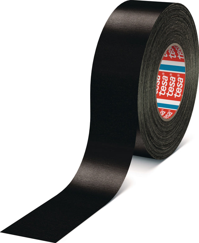 tesa tesaband Premium 4651 Gewebeband schwarz 38mm x 50m – 4 Rollen
