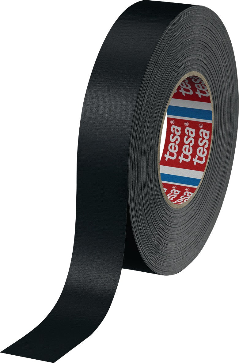 tesa tesaband Premium 4651 Gewebeband schwarz 38mm x 50m – 4 Rollen