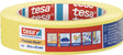tesa Präzisionskrepp 4334 glatt gelb 25 mm x 50 m – 6 Rollen Profi-Abdeckband