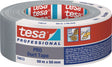 tesa Gewebeband Duct Tape PRO 74613 mattsilber 50 m x 50 mm – extra starkes Reparaturband für innen und außen