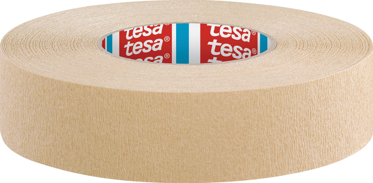 tesa tesakrepp 4319 Kreppband stark gekreppt hellbraun 50m x 19mm (16 Rollen)