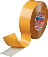 tesa tesafix 4944 Doppelseitiges Klebeband 50 mm x 25 m weiß – Gewebeträger