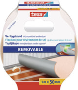 tesa Doppelseitiges Verlegeband 55729, 50 mm x 5 m, gewebeverstärkt